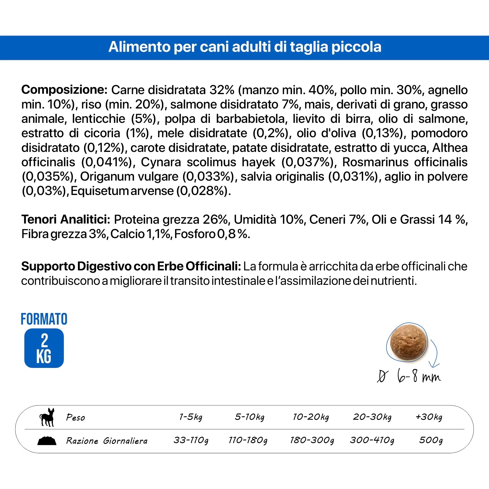Althea crocchette cane mini, crocchette per cani taglia piccola, Althea Mare e Monti, crocchette con salmone, alimento secco completo cani, crocchette con antiossidanti naturali, crocchette con omega 3 e 6, crocchette made in Puglia, crocchette mini per cani