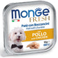 Monge - Vaschette di umido in Patè completo con cuore a Bocconcino per Cane Fresh 100g