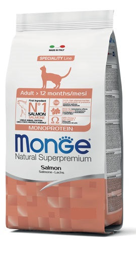 Monge - Crocchette per Gatti Adulti Natural Superpremium Adult 10Kg