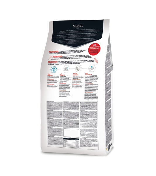 Ownat - Crocchette Ipoallergeniche per Cani con Problemi Intestinali Digestive Care Grain Free