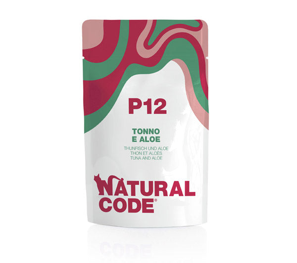 Natural Code - Buste di umido Complementare Naturale in Acqua di Cottura per Gatti Adulti 70g