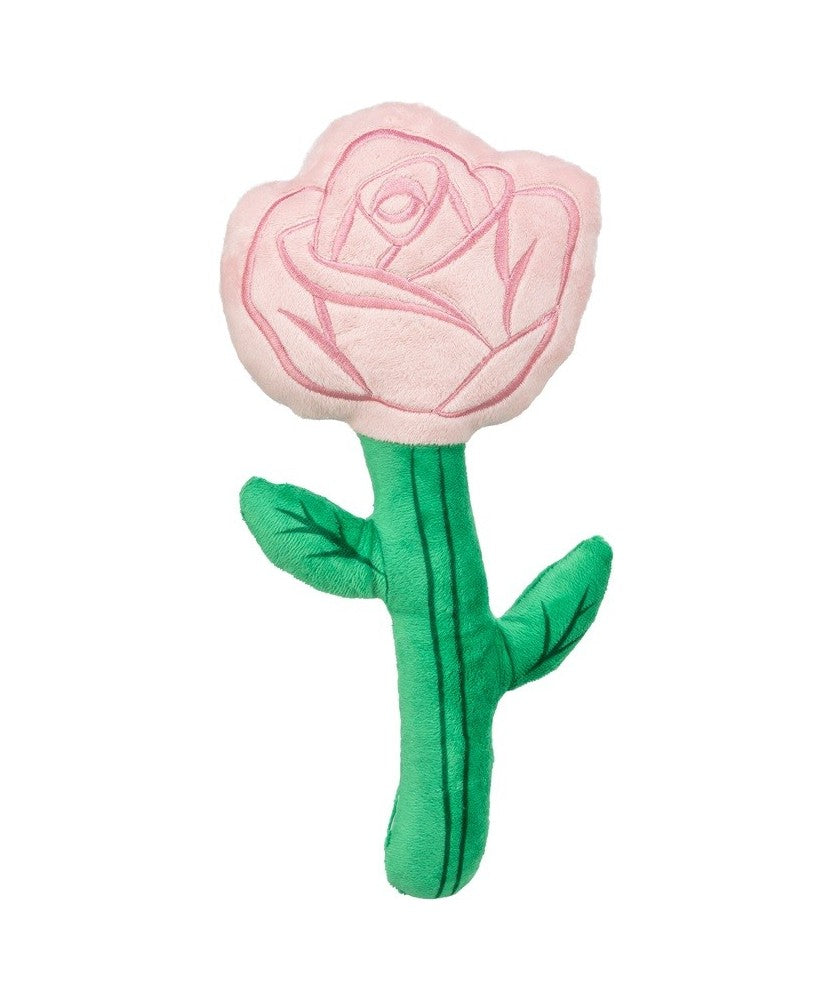 peluche cane Trixie, gioco morbido per cani, regalo San Valentino cane, peluche fiore cane, giochi peluche per cani, giochi romantici cane