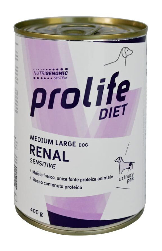 Prolife - Umido Dietetico per Cani con Insufficienza Renale Cronica Medium/Large  400g