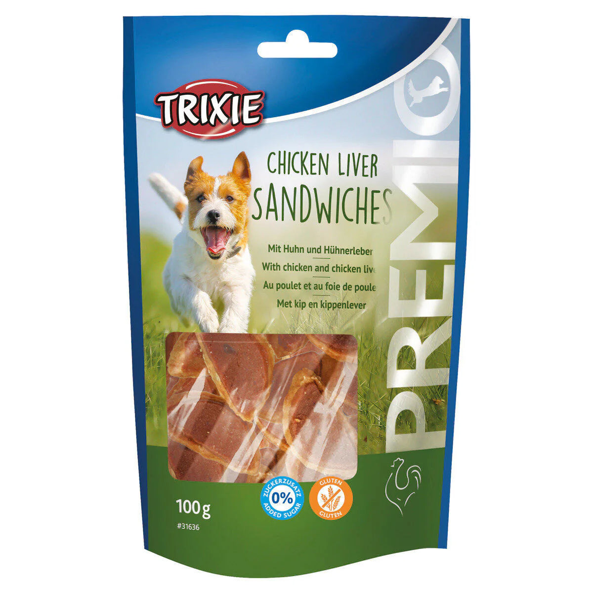 Trixie - Premio per Cani Chicken Liver Sandwiches 100g