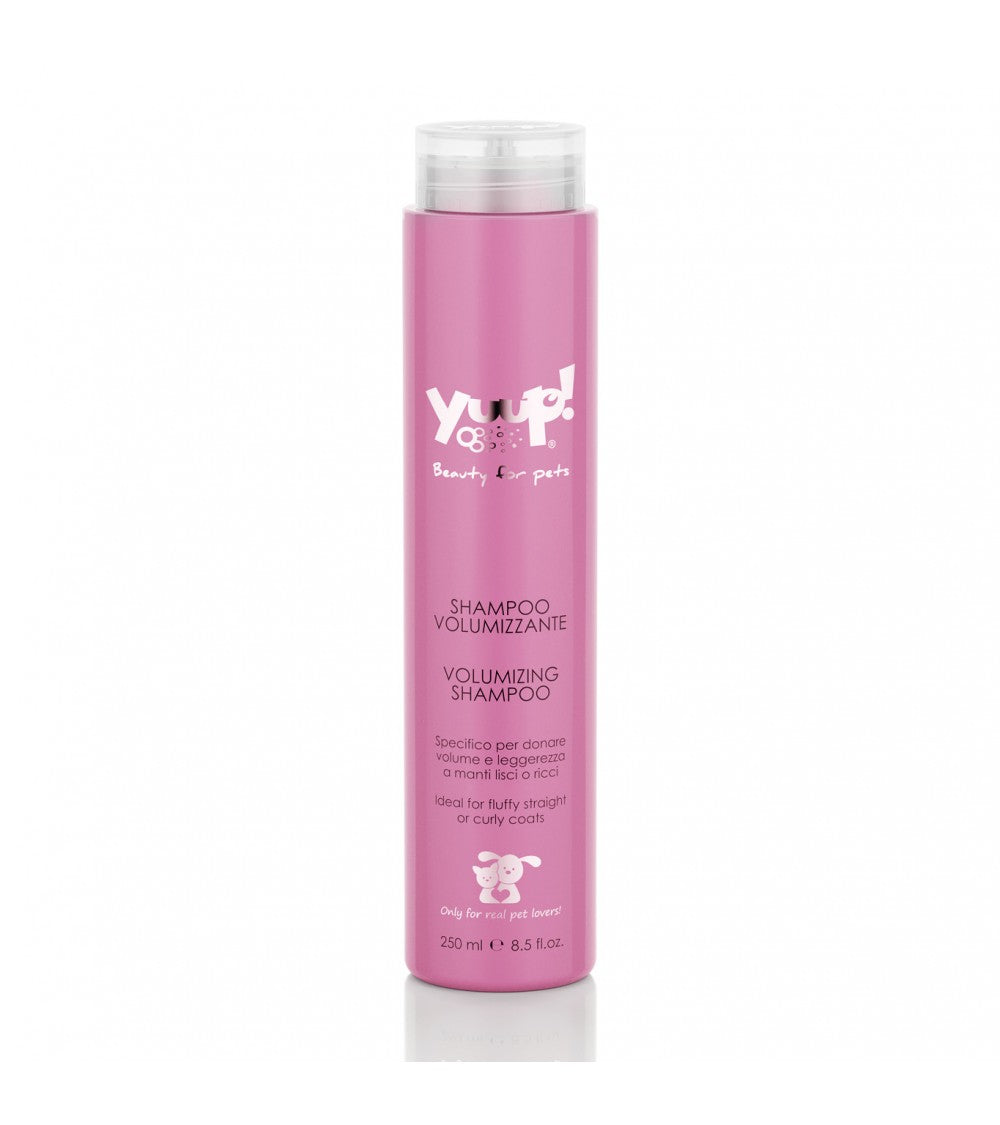 shampoo yuup, shampoo cane, shampoo volumizzante cane gatto, shampoo Yuup volumizzante, shampoo pelo riccio cane, shampoo volume pelo cane, shampoo professionale animali, shampoo con cheratina cane, shampoo leggero cane gatto, shampoo cane 250 ml, shampoo per volume manto animale
