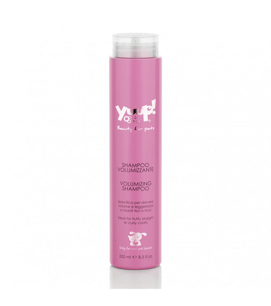 shampoo yuup, shampoo cane, shampoo volumizzante cane gatto, shampoo Yuup volumizzante, shampoo pelo riccio cane, shampoo volume pelo cane, shampoo professionale animali, shampoo con cheratina cane, shampoo leggero cane gatto, shampoo cane 250 ml, shampoo per volume manto animale
