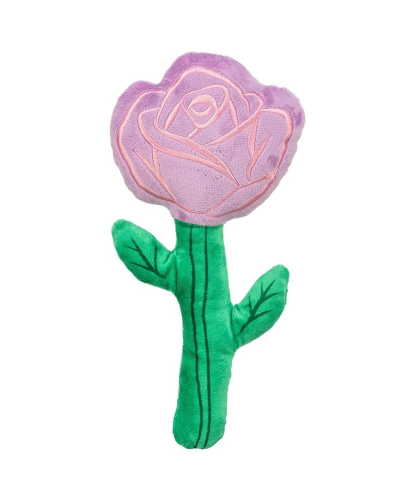 peluche cane Trixie, gioco morbido per cani, regalo San Valentino cane, peluche fiore cane, giochi peluche per cani, giochi romantici cane