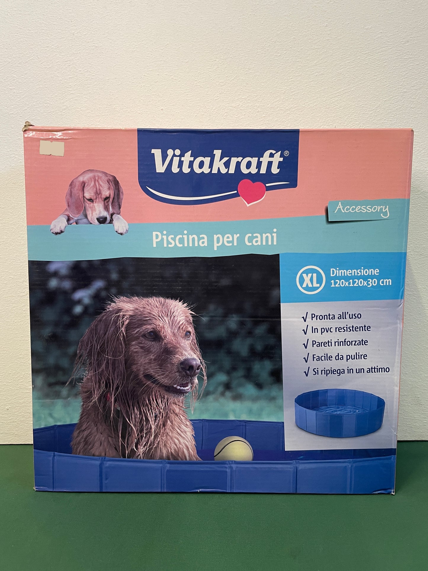 Vitakraft piscina per cani XL (120x120x30 cm)
