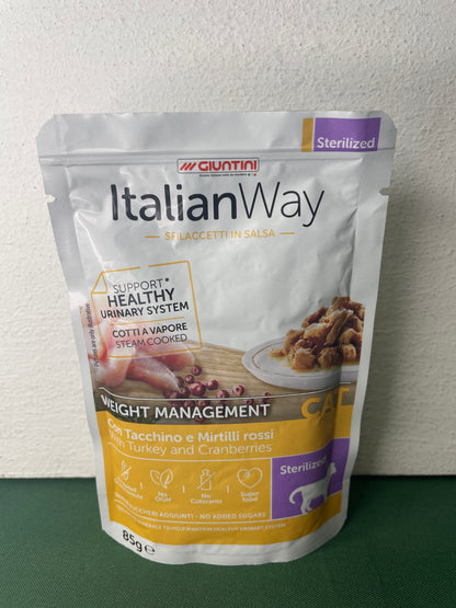ItalianWay -Bustine di Sfilaccetti in Salsa gatto 85g