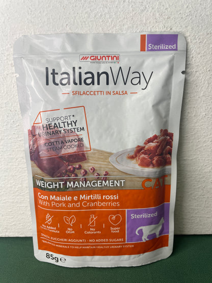 ItalianWay -Bustine di Sfilaccetti in Salsa gatto 85g