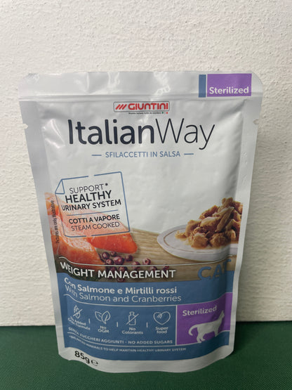 ItalianWay -Bustine di Sfilaccetti in Salsa gatto 85g