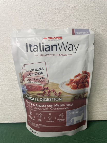 ItalianWay -Bustine di Sfilaccetti in Salsa gatto 85g