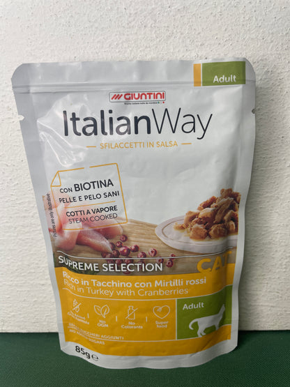 ItalianWay -Bustine di Sfilaccetti in Salsa gatto 85g