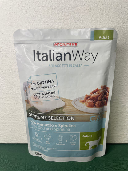 ItalianWay -Bustine di Sfilaccetti in Salsa gatto 85g