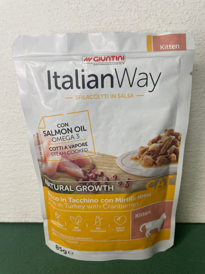 ItalianWay -Bustine di Sfilaccetti in Salsa gatto 85g