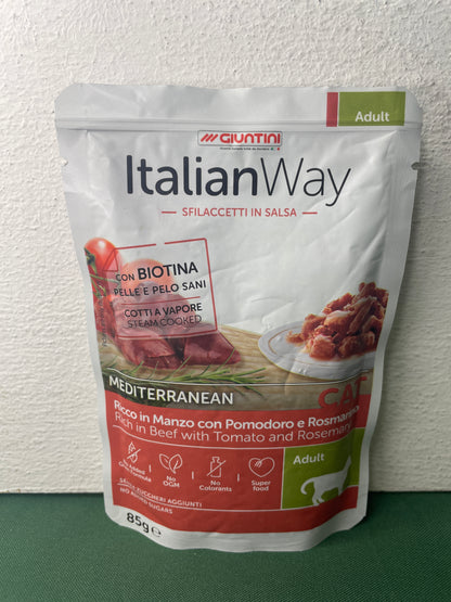 ItalianWay -Bustine di Sfilaccetti in Salsa gatto 85g
