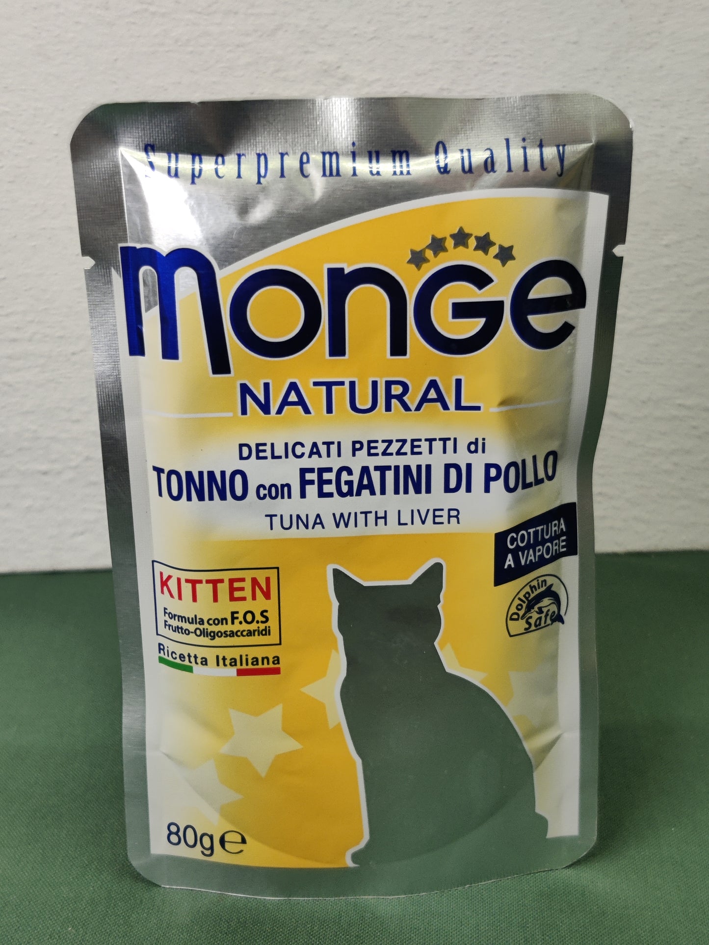 Monge - Busta di umido naturale per gatto Natural 80g
