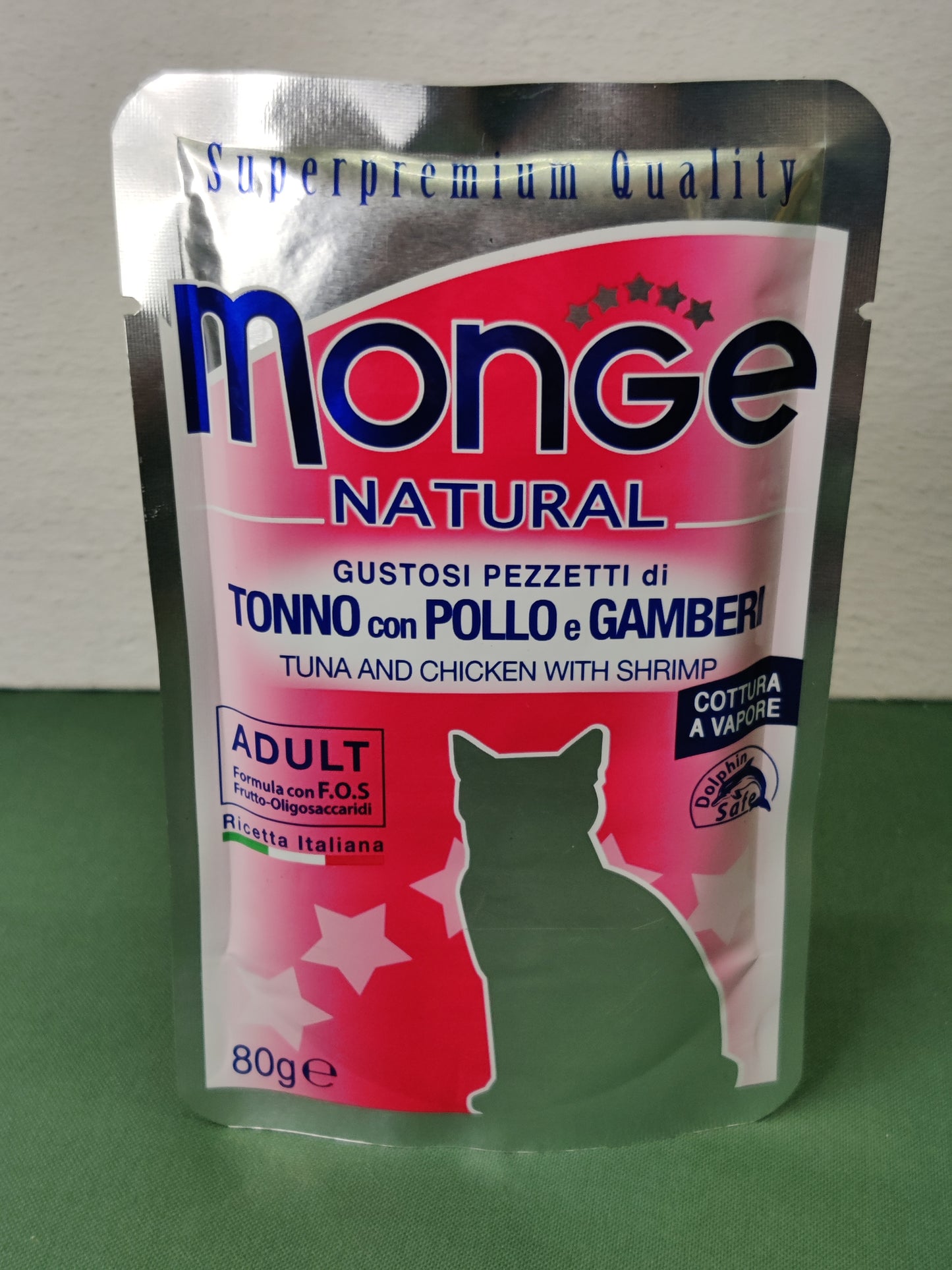 Monge - Busta di umido naturale per gatto Natural 80g