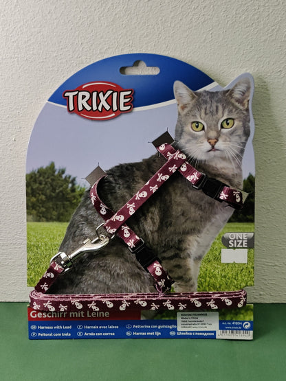 Trixie - Pettorina con guinzaglio per gatto