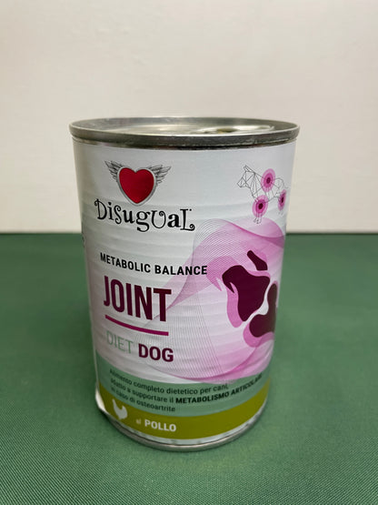Disugual - Lattina per cani a supporto delle Articolazioni Joint & Metabolic Balance 400g