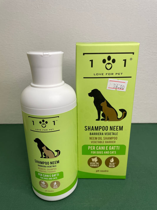 Linea 101 - Shampoo all'Olio di Neem per cani e gatti 250ml